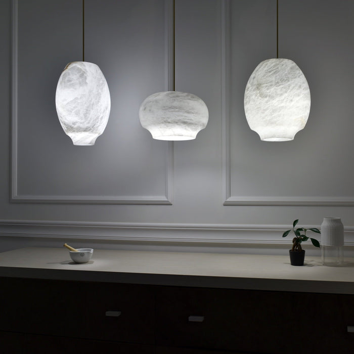 Camille Alabaster Pendant Lamp - Simprolos