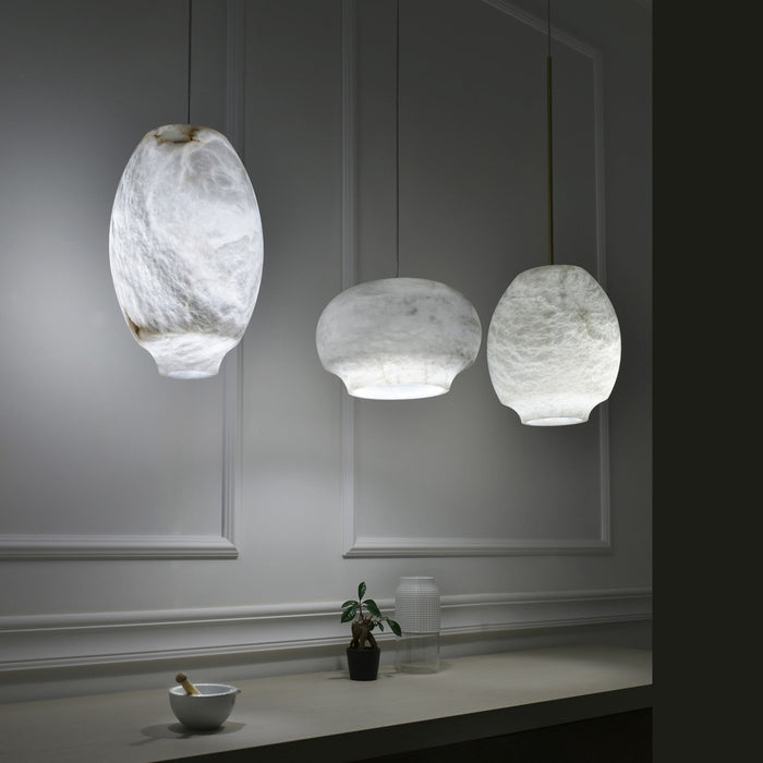 Camille Alabaster Pendant Lamp - Simprolos