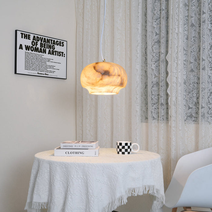 Camille Alabaster Pendant Lamp - Simprolos