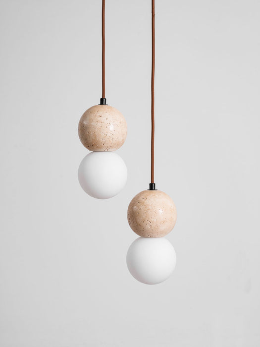 Camille Travertine Pendant Light - Simprolos