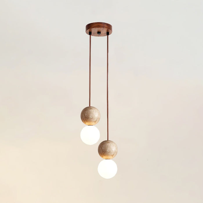 Camille Travertine Pendant Light - Simprolos