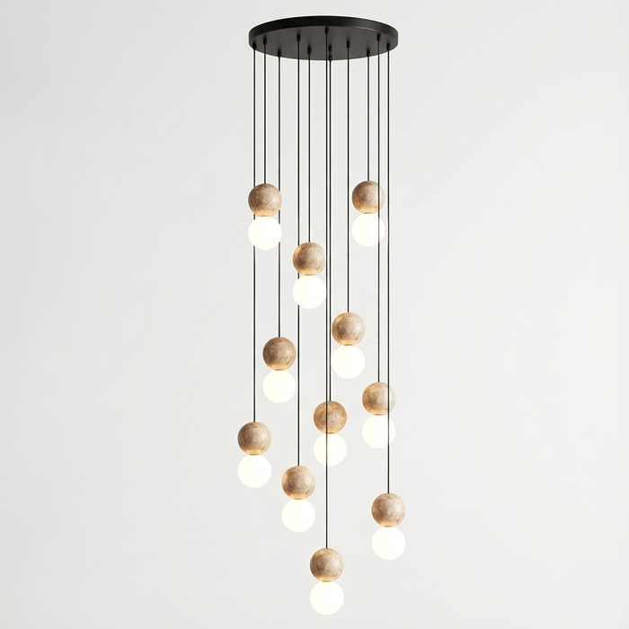 Camille Travertine Pendant Light - Simprolos