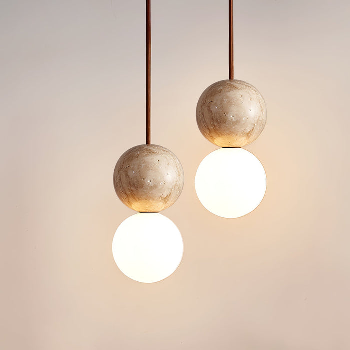 Camille Travertine Pendant Light - Simprolos