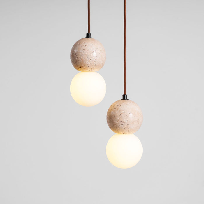 Camille Travertine Pendant Light - Simprolos