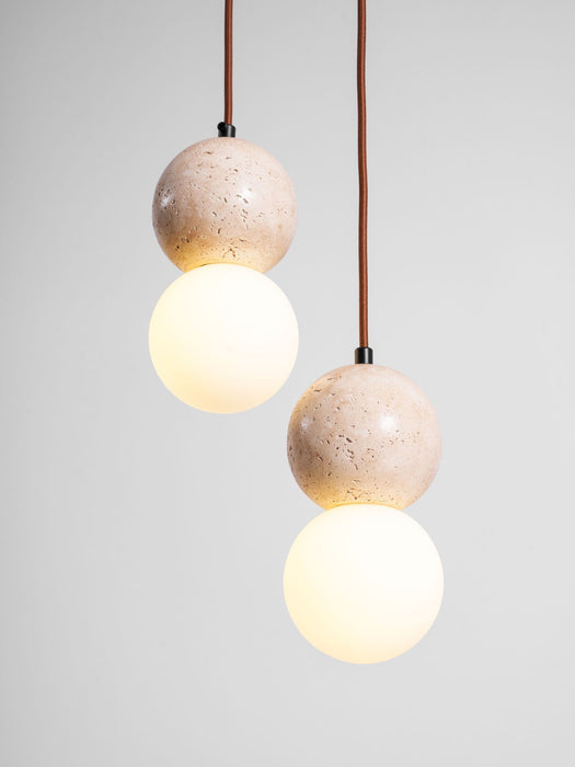 Camille Travertine Pendant Light - Simprolos