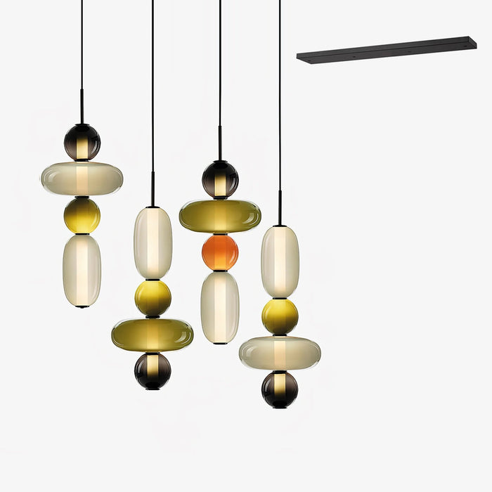 Candied Glass Combo Pendant Light - Simprolos