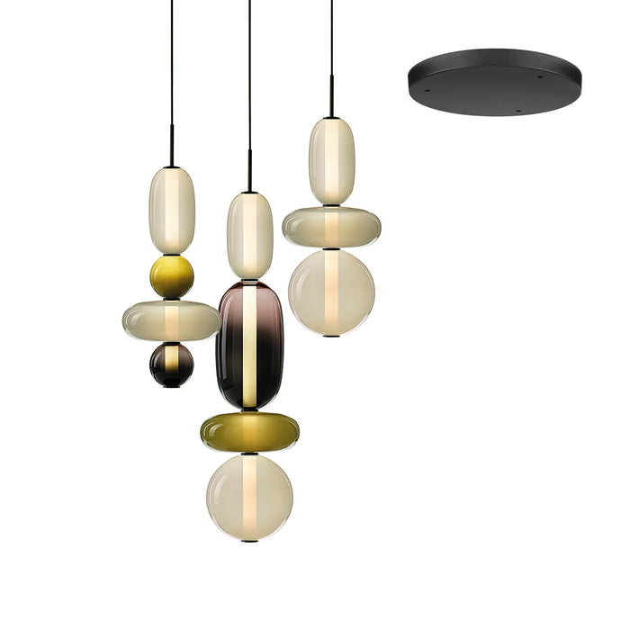 Candied Glass Combo Pendant Light - Simprolos