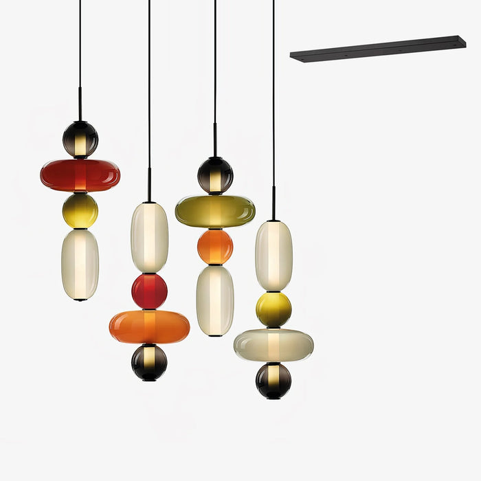 Candied Glass Combo Pendant Light - Simprolos