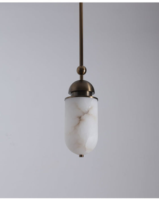 Capsule Alabaster Pendant Lamp - Simprolos