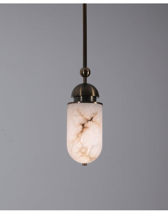 Capsule Alabaster Pendant Lamp - Simprolos