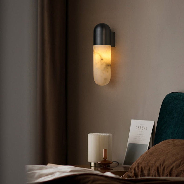 Capsule Alabaster Sconce - Simprolos