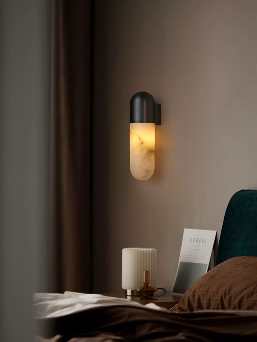 Capsule Alabaster Sconce - Simprolos