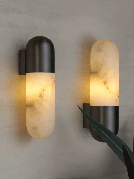 Capsule Alabaster Sconce - Simprolos