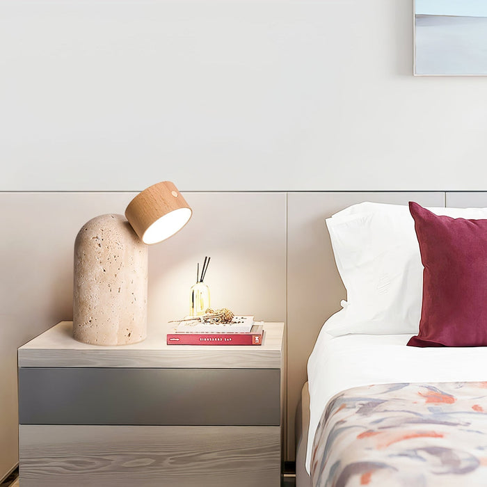 Capsule Stone Table Lamp - Simprolos