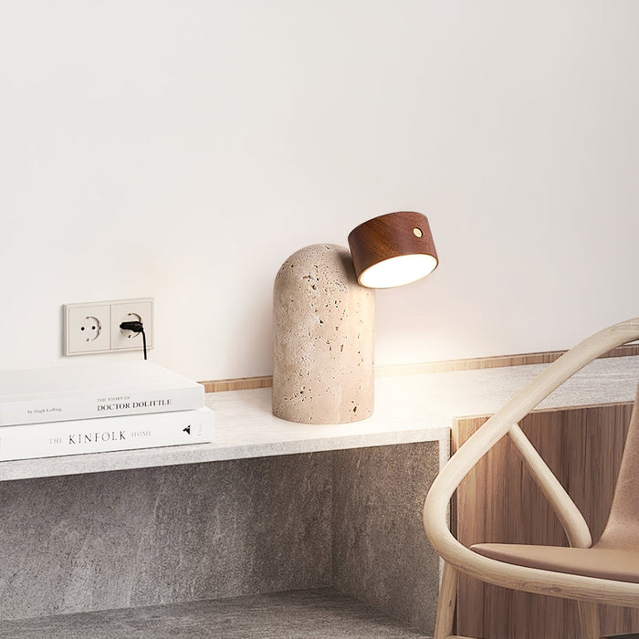 Capsule Stone Table Lamp - Simprolos