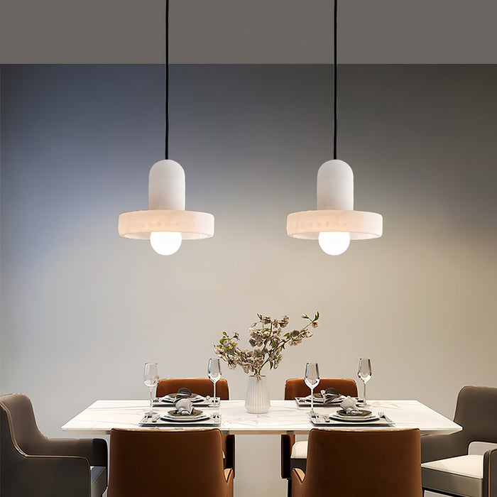 Carrara Alabaster Pendant Lamp - Simprolos