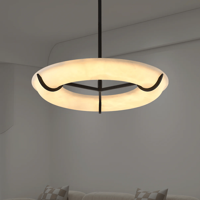 Carve Alabaster Pendant Light - Simprolos