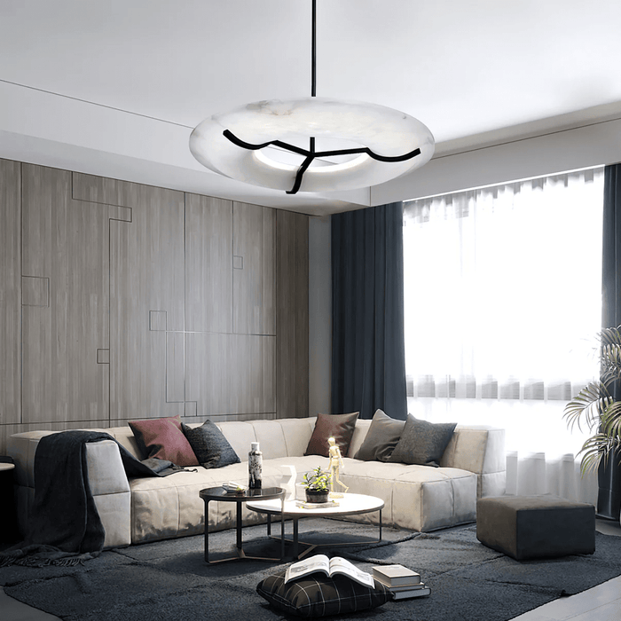 Carve Alabaster Pendant Light - Simprolos