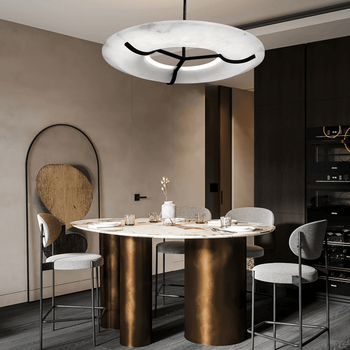 Carve Alabaster Pendant Light - Simprolos