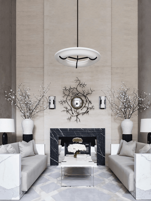 Carve Alabaster Pendant Light - Simprolos