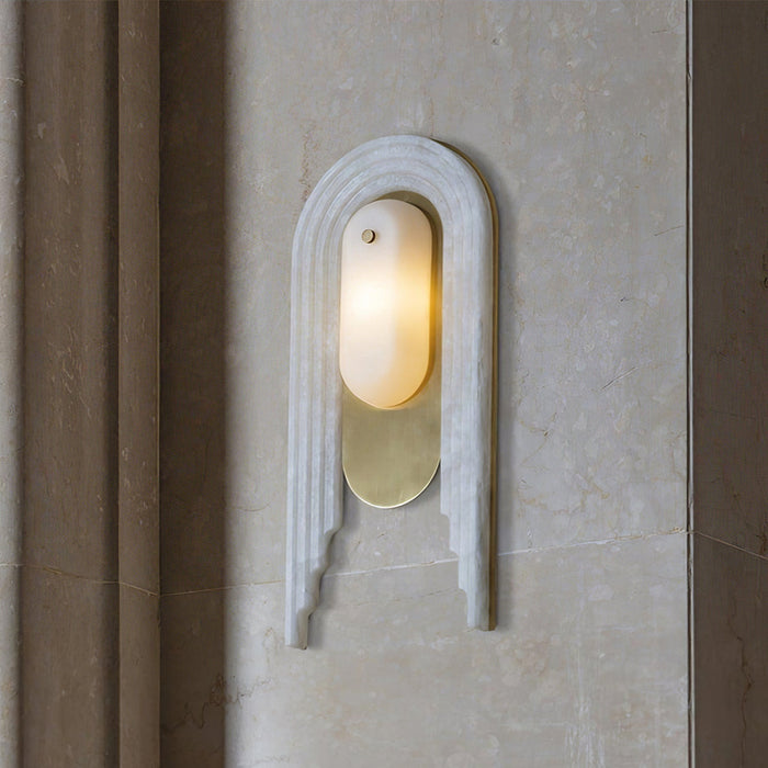 Cascada Alabaster Wall Sconce - Simprolos