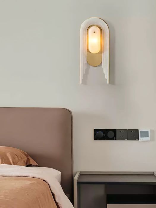 Cascada Alabaster Wall Sconce - Simprolos