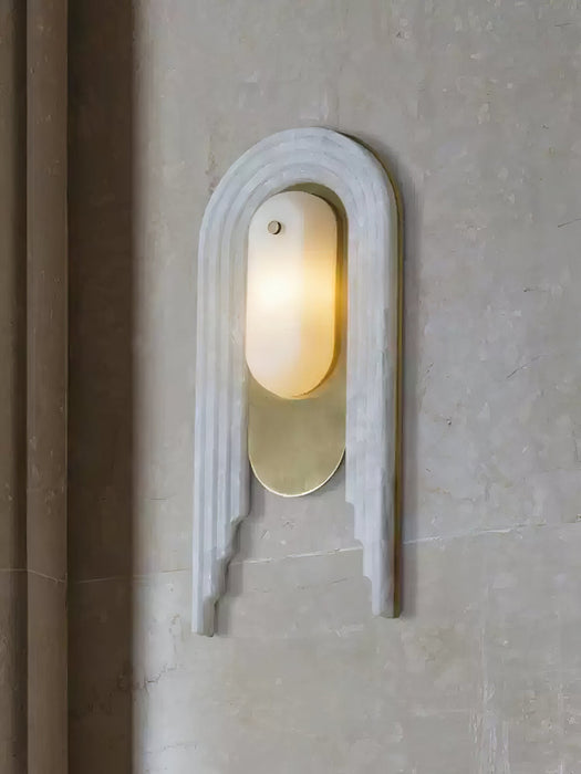 Cascada Alabaster Wall Sconce - Simprolos
