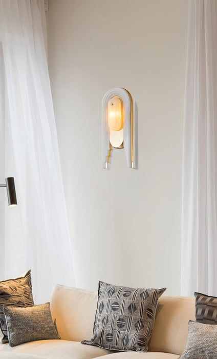 Cascada Alabaster Wall Sconce - Simprolos