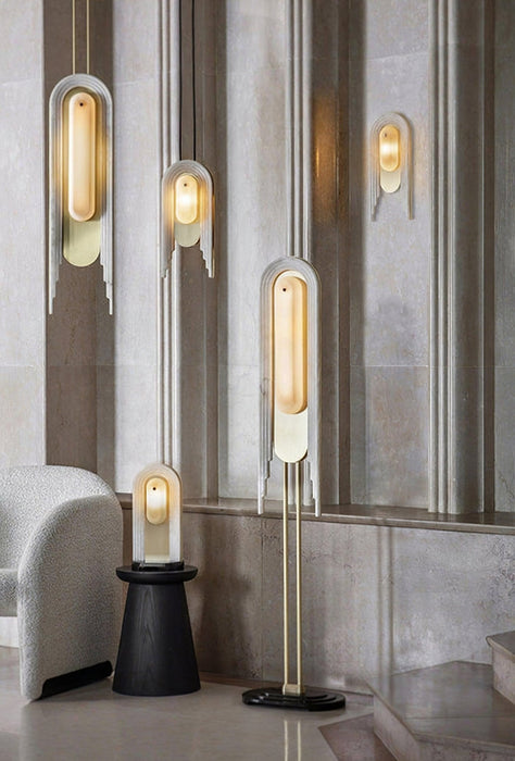 Cascada Alabaster Wall Sconce - Simprolos