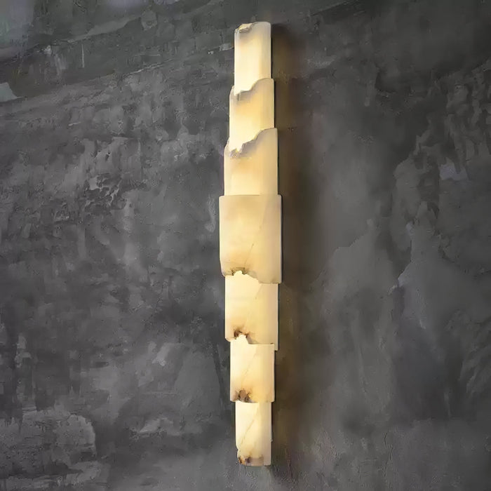 Cascading Alabaster Wall Sconce - Simprolos