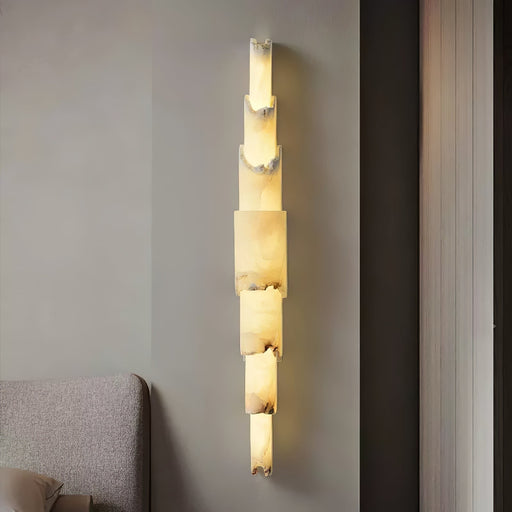 Cascading Alabaster Wall Sconce - Simprolos