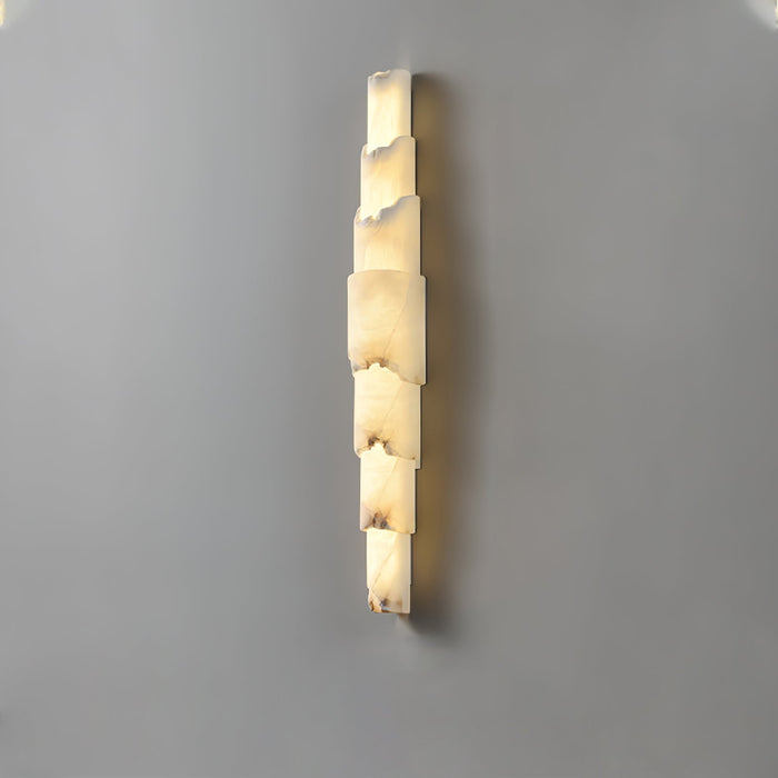 Cascading Alabaster Wall Sconce - Simprolos
