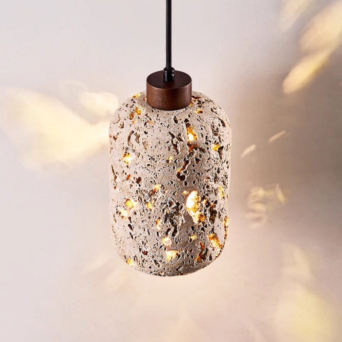 Cava Volcanic Rock Pendant Lamp - Simprolos