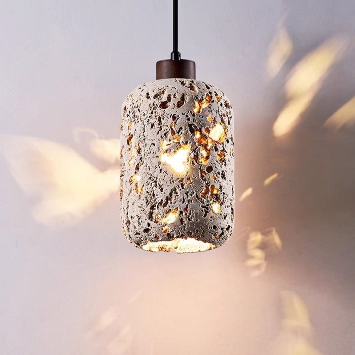 Cava Volcanic Rock Pendant Lamp - Simprolos