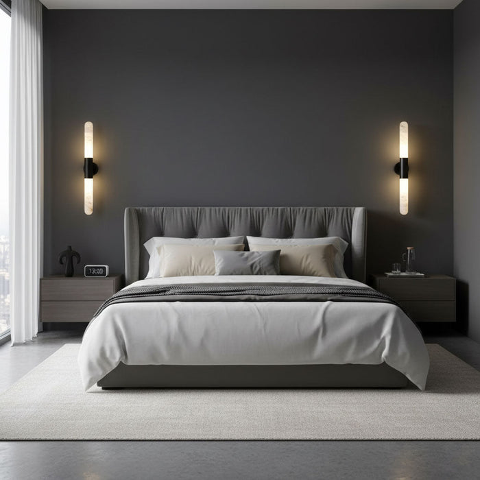 Cavoya Alabaster Wall Light - Simprolos