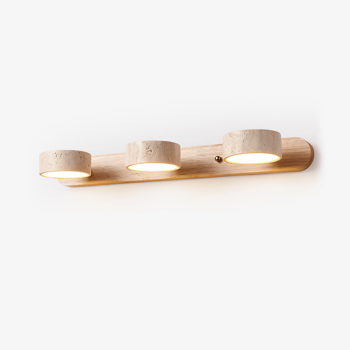 Travertine Duo Rechargeable Wall Light Simprolos