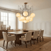 Celestara Alabaster Orb Chandelier - Simprolos