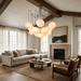 Celestara Alabaster Orb Chandelier - Simprolos