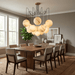 Celestara Alabaster Orb Chandelier - Simprolos