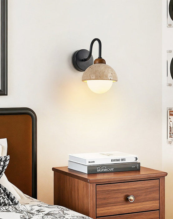 Celestia Travertine Wall Light - Simprolos