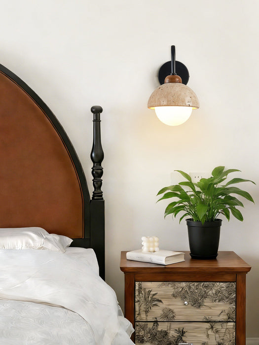 Celestia Travertine Wall Light - Simprolos