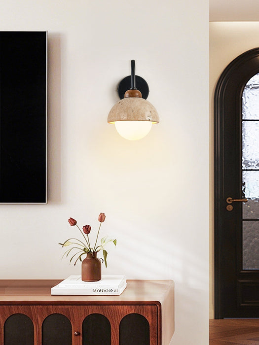 Celestia Travertine Wall Light - Simprolos