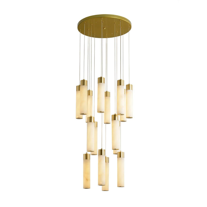 Celestial Alabaster Cascade Chandelier - Simprolos