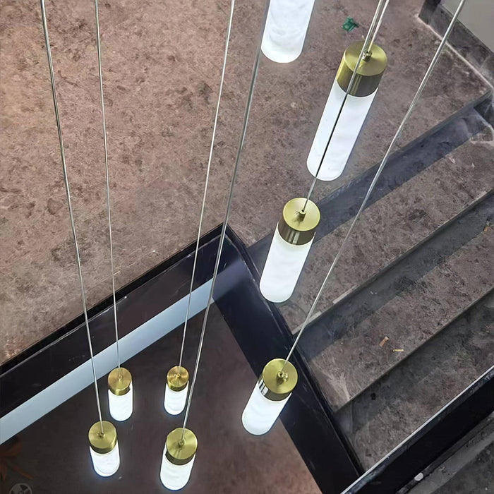 Celestial Alabaster Cascade Chandelier - Simprolos