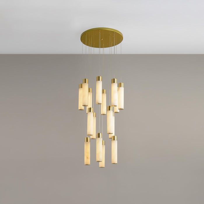 Celestial Alabaster Cascade Chandelier - Simprolos