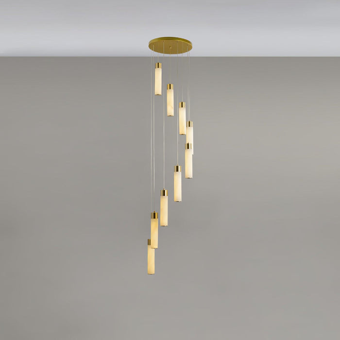 Celestial Alabaster Cascade Chandelier - Simprolos