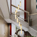 Celestial Alabaster Cascade Chandelier - Simprolos