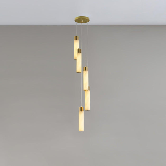 Celestial Alabaster Cascade Chandelier - Simprolos
