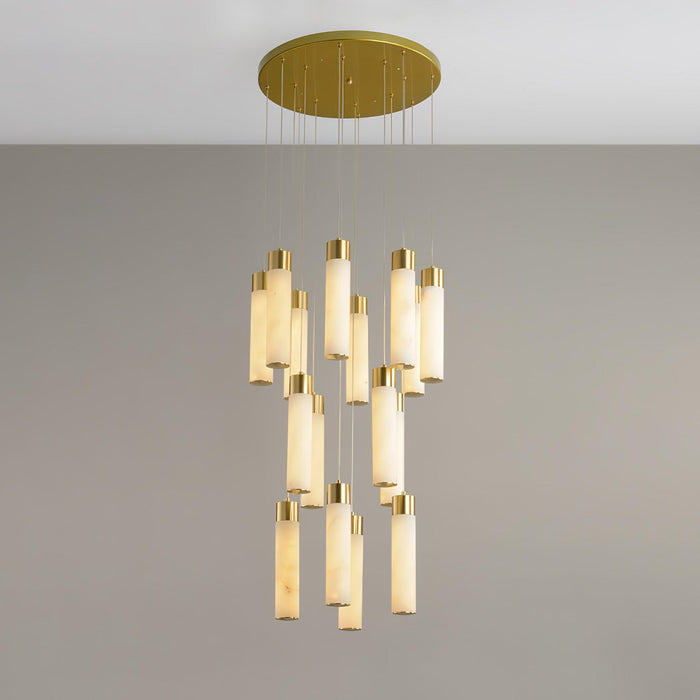 Celestial Alabaster Cascade Chandelier - Simprolos