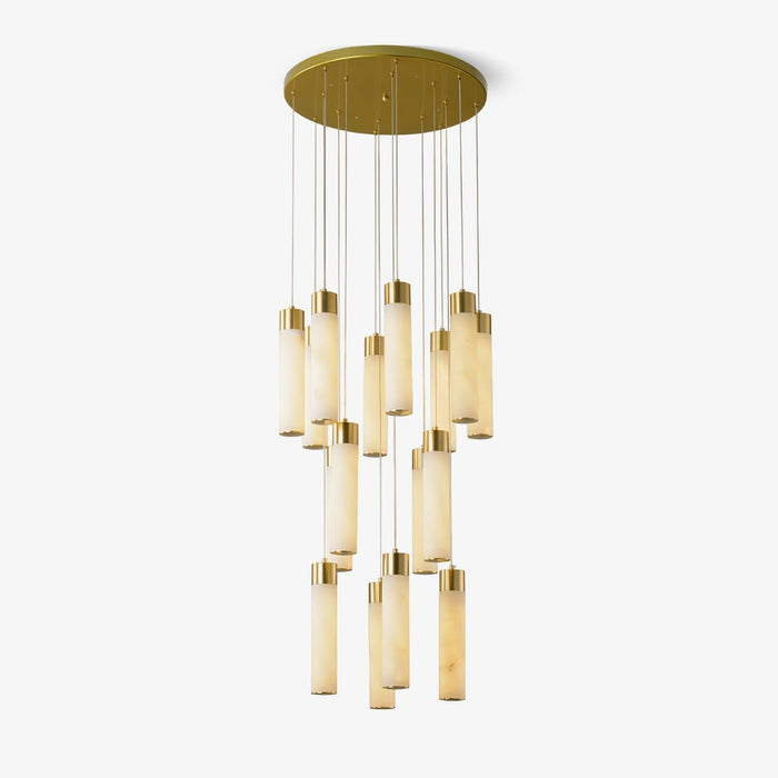 Celestial Alabaster Cascade Chandelier - Simprolos